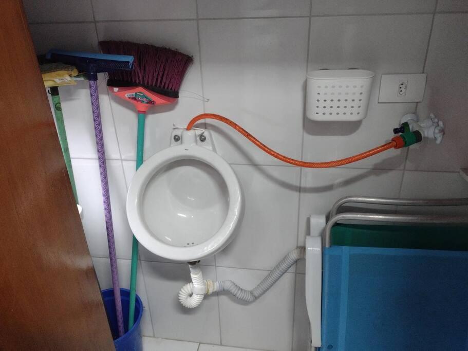 100 M Da Praia Elevador Garagem E Portao Automatico Apartment Mongaguá Exterior foto