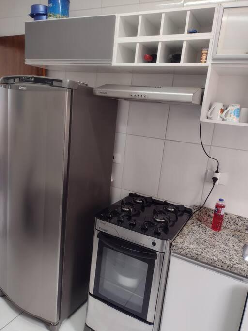 100 M Da Praia Elevador Garagem E Portao Automatico Apartment Mongaguá Exterior foto